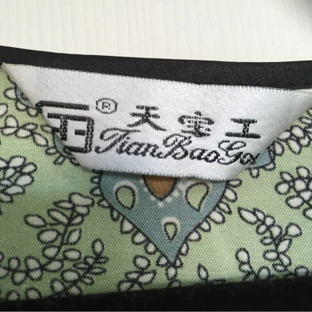 Tian Bao Gong silk tunic large oversized pink paisley floral Japanese brand - Picture 3 of 9